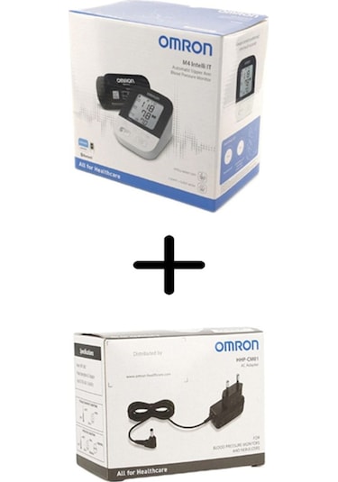 Omron M4 Intelli Tansiyon Aleti + Adaptör Set