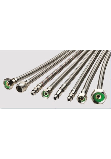 Çelik Flex Batarya Alt Bağlantı Branşman M10-3-8 60 Cm