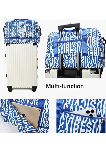 Sandwich Motion003 Siyah Zebra Desenli Dayanıklı Spor Çanta, Ayakkabı Bölmesi Siyah