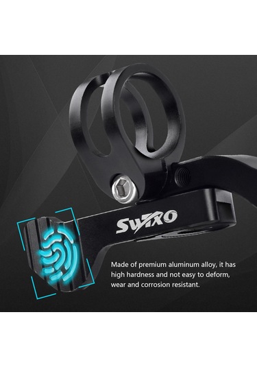 Yaozixa Alüminyum Cnc Kesimli Bisiklet Konik Koltuk Hizalama Kontrolü - 22.2mm Çap Gövdeye Uyumlu Siyah Vites Açıcı Çok Renkli