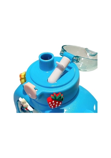 Motivasyonel Ayıcık Su Matarası 1 L + Sticker