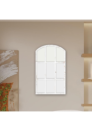 Suntek Kemerli Bölmesi Ayna Taklit Aynası Izgara Duvar Beyaz