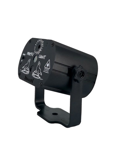 Hfambition Usb Güçlü 60 Desenli Mini Led Lazer Işık Projeksiyon Cihazı, Uzaktan Kumandalı Parti Ve Etkinlik Aydınlatması