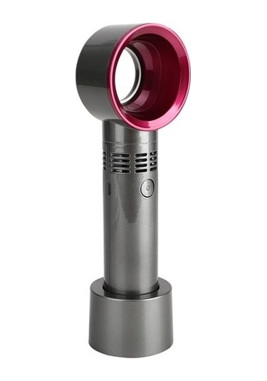 Taşınabilir Bladeless Fan Usb Soğutma Fanı 3749 Gri