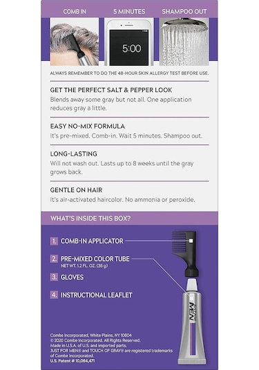 Just For Men Touch Of Gray Saç Boyası T55-siyah