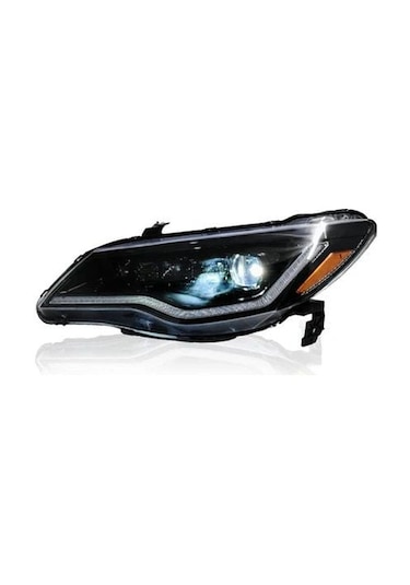 Autogp Honda Civic Fd6 Ön Far Lambası Ledli Diamond Model 3 Lens 2006 / 2011 1 Adet