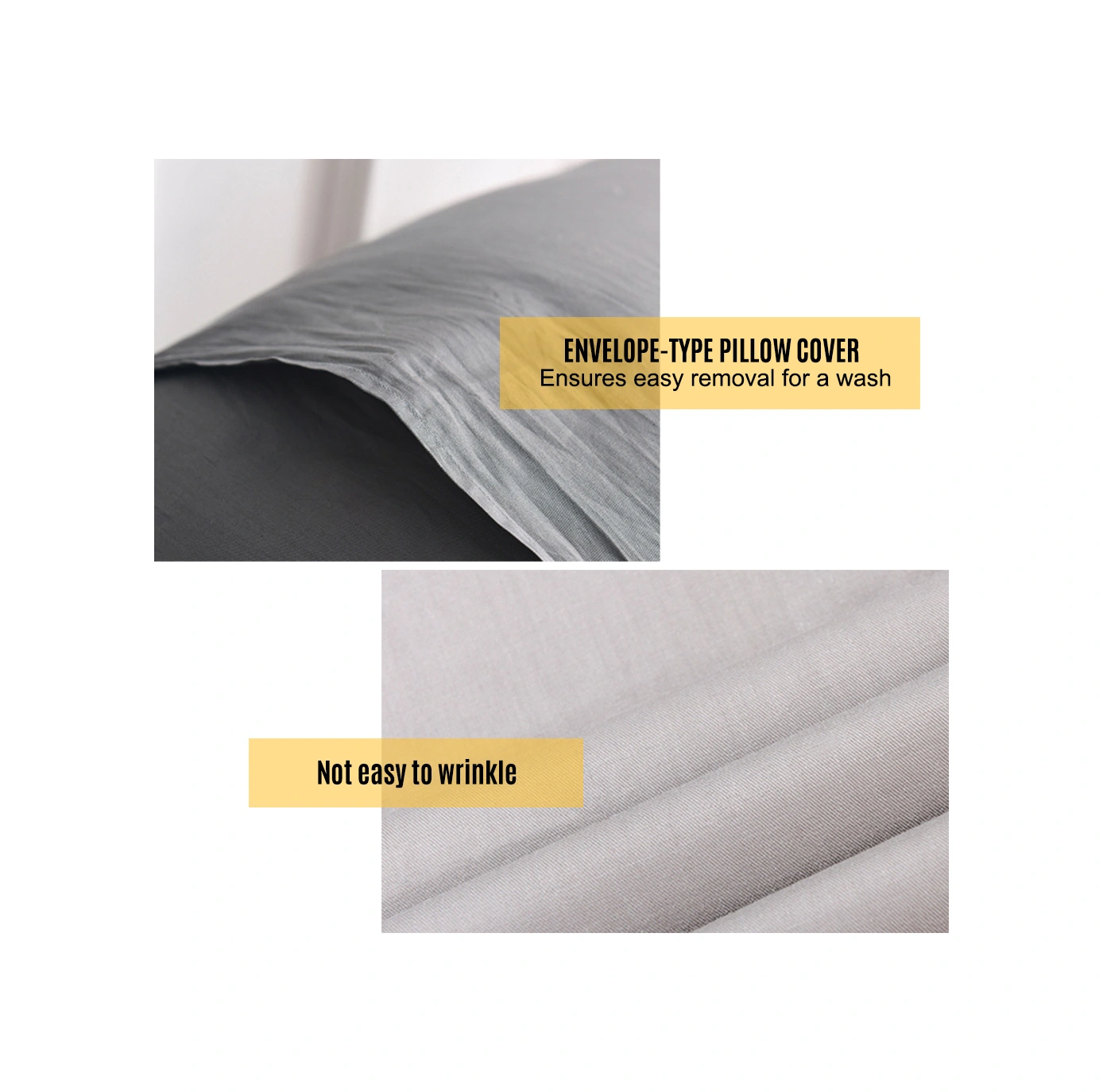 Geeksen 100% Pamuk Yastık Kılıfı, Envelope Tipi, 50x75 Cm, Yüksek Kaliteli Twill Dokuma, Kolay Yıkama, Deri Dostu, Lacivert Rengi Diğer