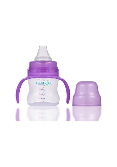 Mamajoo Kulplu Eğitici Bardak 160 ML Mor