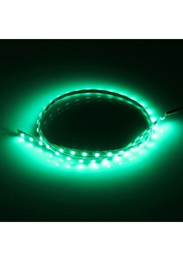Wondernest Akış Stili 45 Led 3528 Smd Su Geçirmez 90cm Esnek Araba Şerit Işığı, 12v Dekor Yeşil Yeşil Işık