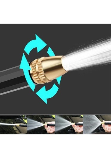 Jms Yüksek Basınçlı Su Tabancası Araba Yıkama Zemin Temizleme Çim Avlu Bahçe Sulama Nozulu Yağmurlama