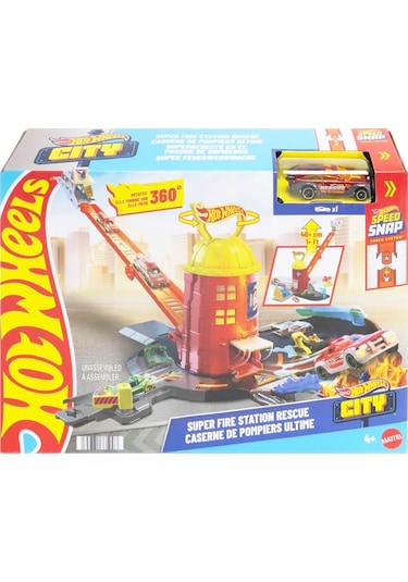 Hot Wheels City Süper İtfaiye İstasyonu Oyun Seti Jhl95