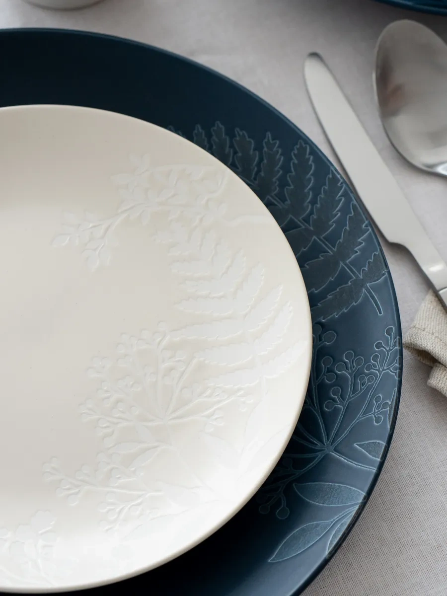 Korall Herbarium Krema 19 Cm Servis Tabağı Seti 2 Adet 279364114 Sütlü