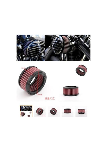 Suntek Harley Uyumlu Xl883 Motosiklet Hava Temizleyici Emme Filtresi