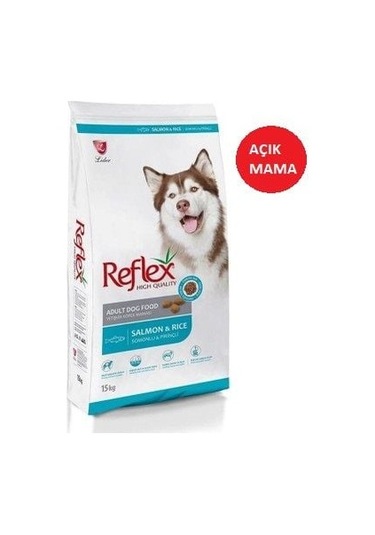 Reflex Somonlu Yetişkin Köpek Maması 1kg Açık