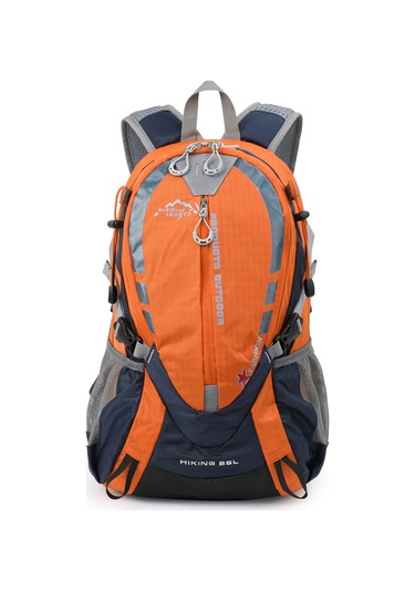 Inoxto Trekking Seyahat Sırt Çantası 25l - Erkekler Ve Kadınlar Turuncu
