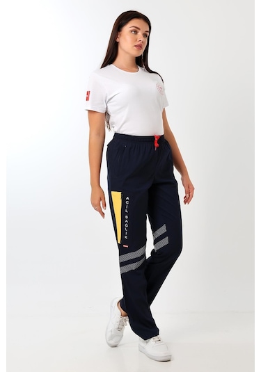 112 Unisex Likralı Yazlık Pantolon - Lacivert-7394-lacivert