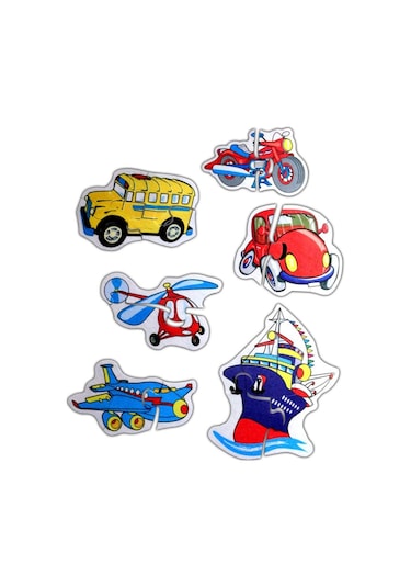 Tox Ulaşım Araçları 2+ Keçe Yapboz Puzzle T002