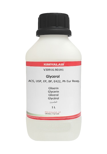 Kimyalab Gliserin Bitkisel Gliserin Farma Kalite Glycerol %99,9 Vegetable 1 L