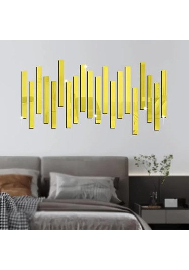Şerit Pleksi Ayna 2cmx30cm 5 Adet - Gold Diğer
