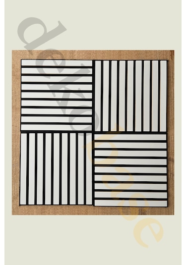 Açık Gri 40x40 Cm Yeni Nesil Akustik Ahşap Duvar Paneli