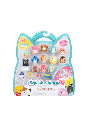Squish-a-longs 14 Figür + Yüzük Set Seri 1 Al0029
