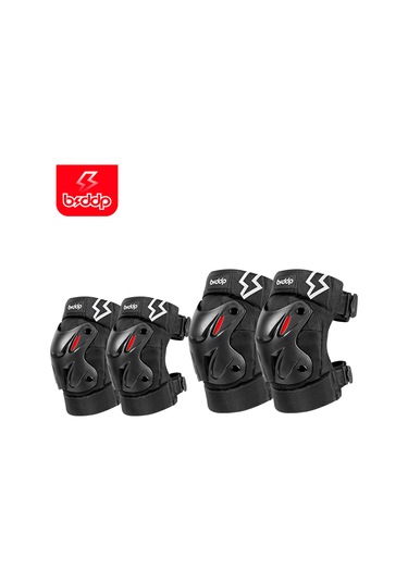 Neevoyu Motosiklet Dürtme Koruyucu Seti Siyah-beyaz : Dizlikler Ve Dirseklikler, Pe Ve Naylon Malzeme İle Güvenli Korum