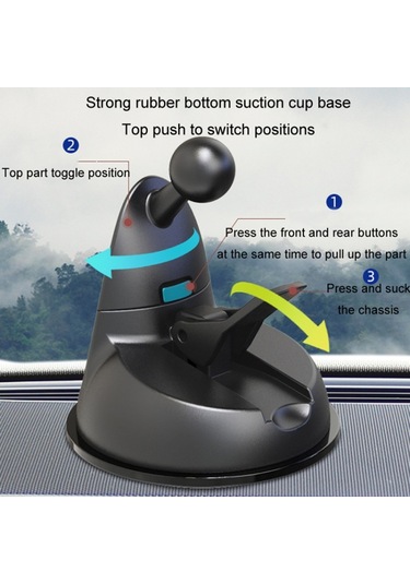 F4206 3 Vites Ayarlanabilir Enayi Araba Fanı 360 Derece Dönebilen Çift Kafa Hava Fanı