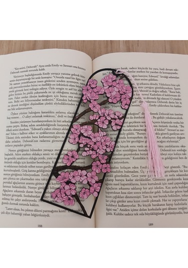 Kitap Ayracı - Kiraz Ağacı Çiçeği Model2