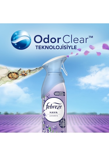 Febreze Lavanta Hava Ferahlatıcı Sprey Oda Kokusu 3 x 185 ML