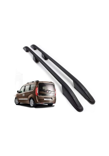 Fiat Doblo 2 3 Tavan Çıtası Port Bagaj Taşıyıcı Siyah 2010 / 2020