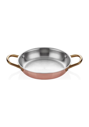 Multi-metal Bakır Yumurta Sahanı 18 Cm Gümüş