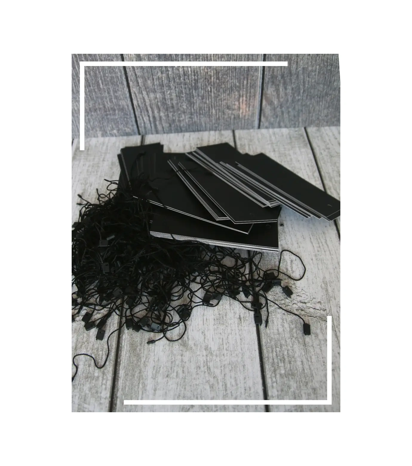 Black Tag Karton Etiketler Ve Giyim Etiketleri 51386152 Diğer