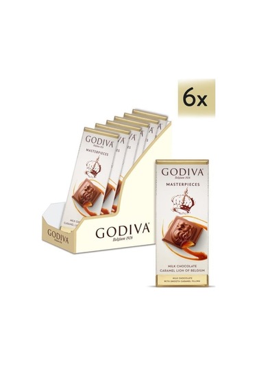 Masterpieces Karamel Dolgulu Sütlü Tablet Çikolata - 86 Gram - 6 Adet