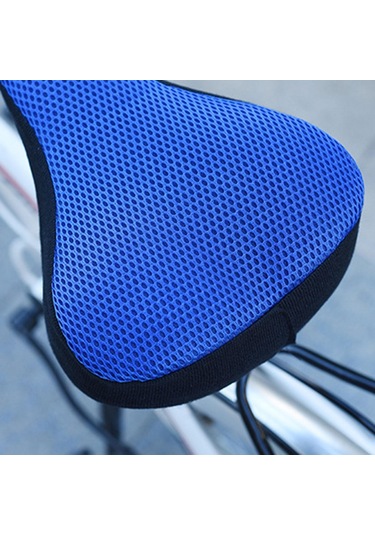 Suntek Bisiklet Selesi Kılıfı Yumuşak Koruyucu Kapak Mavi