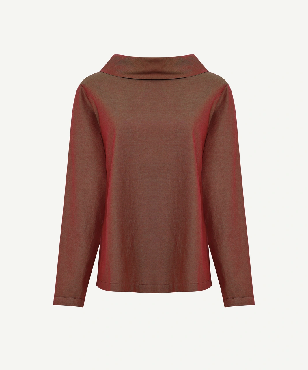 Yargıcı Regular Bisiklet Yaka Uzun Kol Bluz 25kkbl6027x 016 Bordo