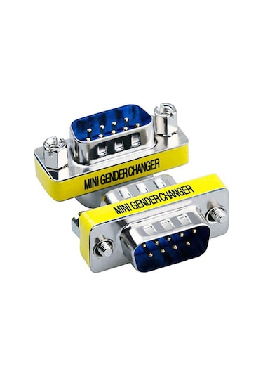 Rs232 Erkek Erkek Çevirici Set 9pin Rs232 Erkek-erkek Çevirici 10 Set
