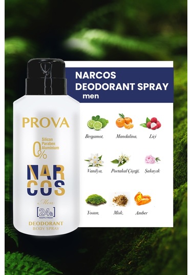 Prova Narcos Erkek Deodorant 150 ML