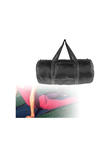 Homyl Katlanabilir Seyahat Duffel Torbası Katlama Yürüyüş Siyah