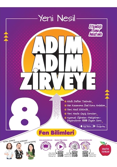Newton 8.Sınıf Lgs Adım Adım Zirveye Fen Bilimleri Soru Bankası