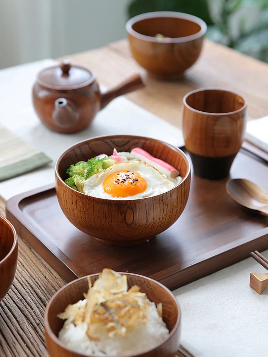 Lunext Ahşap Salata Ve Çorba Kasesi - Derin 385588134