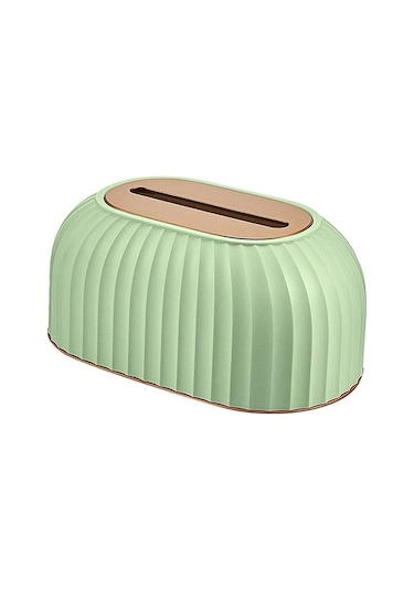 Açık Yeşil-doku Tutucu Yüksek Kaliteli Çizgili Tuvalet Kağıdı Kutusu Oturma Odası Yat Odası Ofis Masaüstü Yemek Peçetelik 46917247