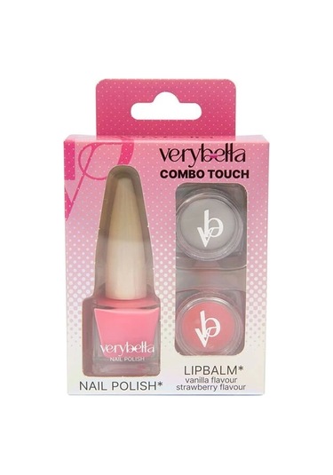 Vrb37000 Very Bella - Bakım Seti 2 Farklı Renk Ve Aromalı Lip Gloss+oje