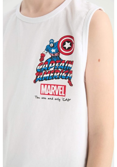 DeFacto Erkek Çocuk Marvel Comics 2'li Takım Atlet Deniz Şortu E6443A825HSWT83