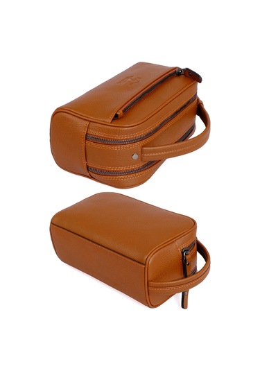 Erkek El Çantası Portföy Taba Hakiki Deri KANGAROO KINGDOM 6466T