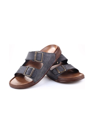 Papuç Sepeti 54201 Anatomik Rahat Taban Erkek Günlük Terlik Gri