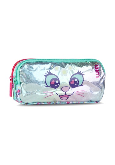 Wia Sweet Cat Kız Çocuk Kalemlik Turkuaz