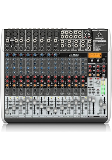Behringer Qx2222Usb Kompresörlü Premium 22-Giriş 2/2-Bus Mixer Fx