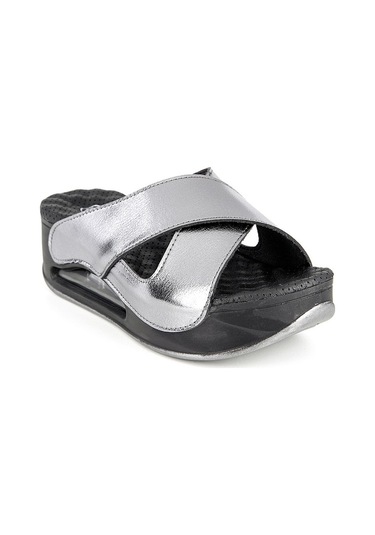 Muya Penelope Anatomik Air Max Tabanlı Kadın Terlik Kurşun 37