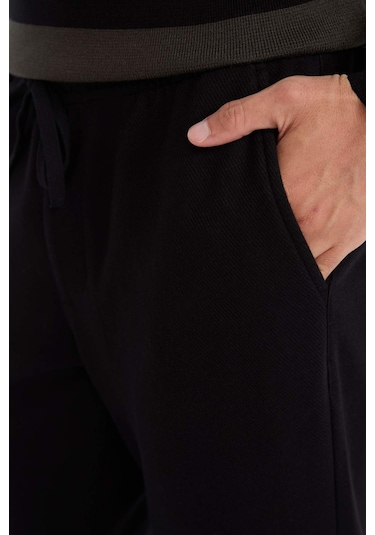 Defacto Regular Fit Dar Paça Pantolon C6022ax25aubk81 Siyah