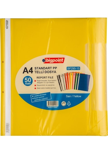 Bigpoint Telli Dosya Sarı 50'li Paket X 2 Paket